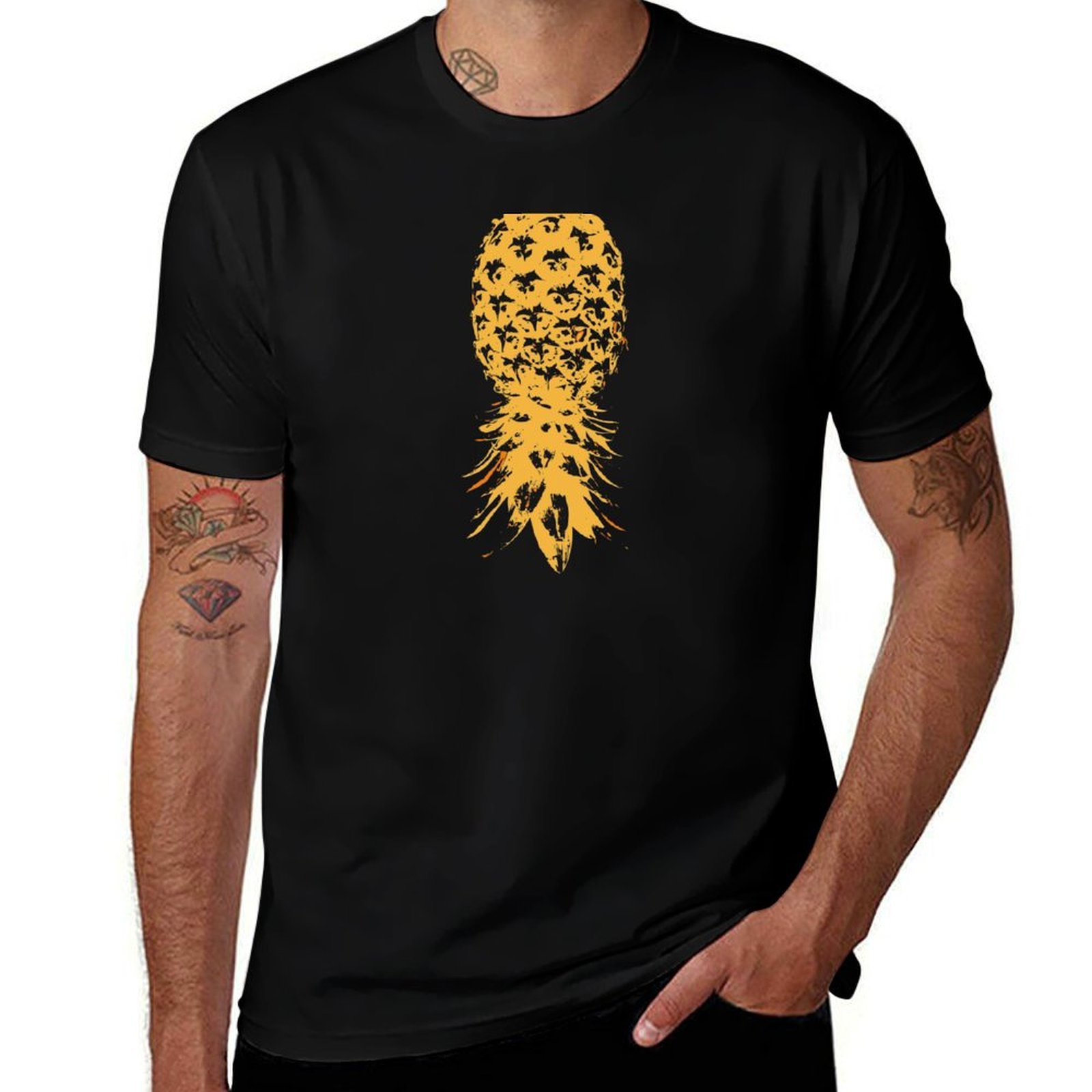 Luxury Lifestyle Design - Camiseta Swinger Lifestyle Upside Down Pineapple