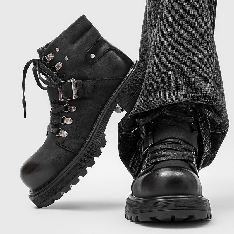 Botas de cuero de marca para h - Luxury Lifestyle Products reseña y precio